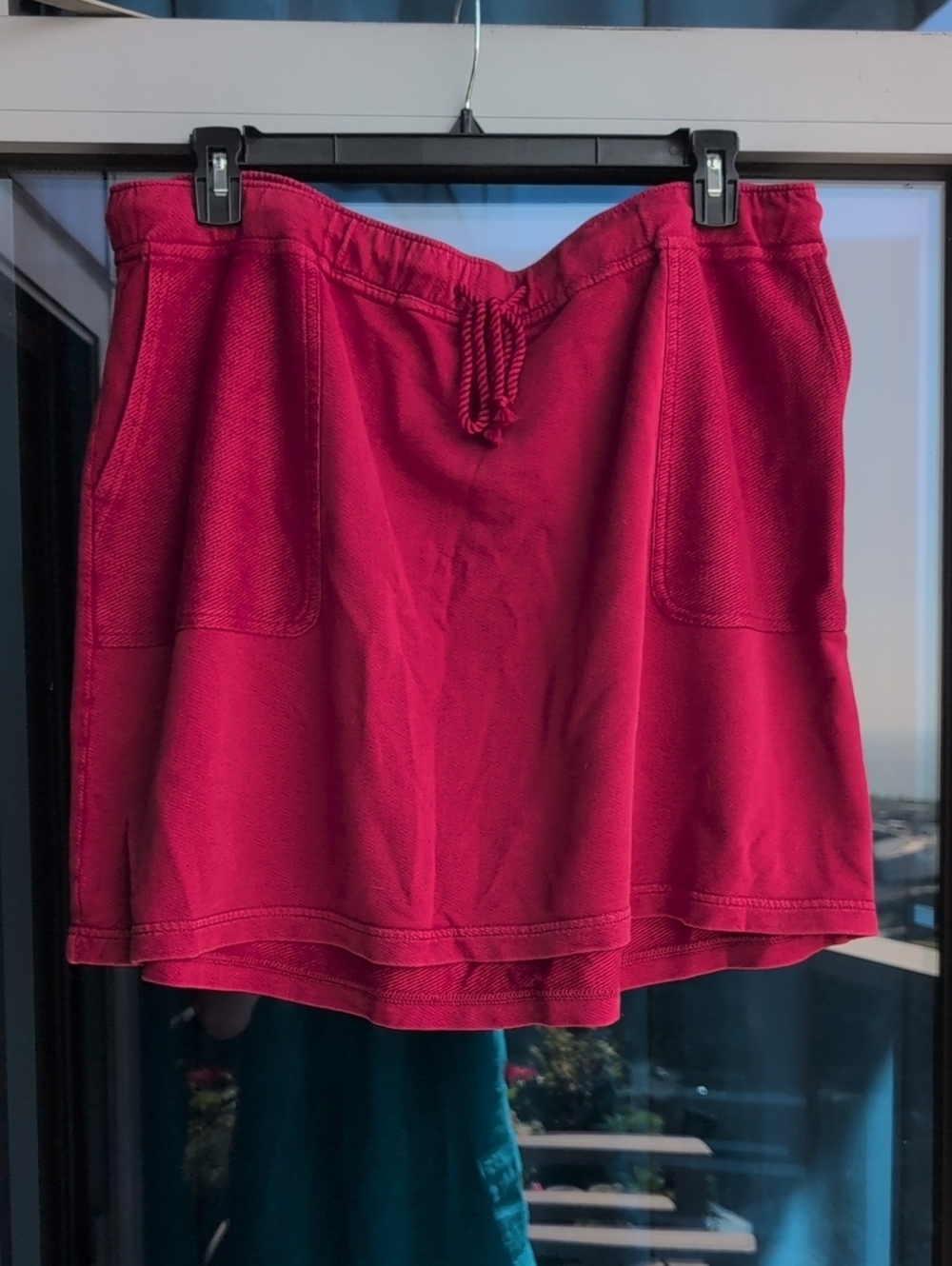 J. Jill Vibrant Cape Cod Red Drawstring Skirt, NWT, 2X